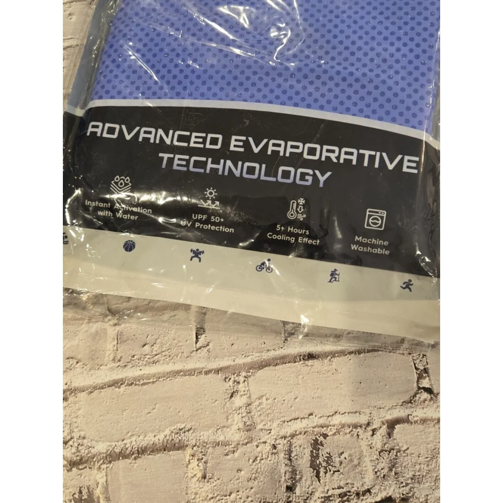 Eramax 2 Piece NIP Cooling Towels UV Protection Machine Washable 5+ Hours